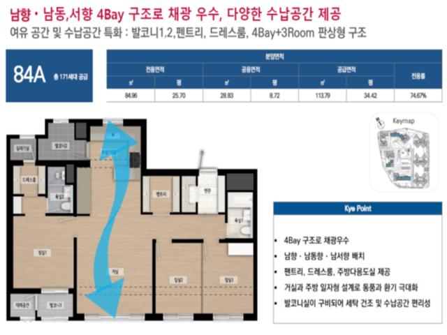 신천동 엘크루 더락 84A